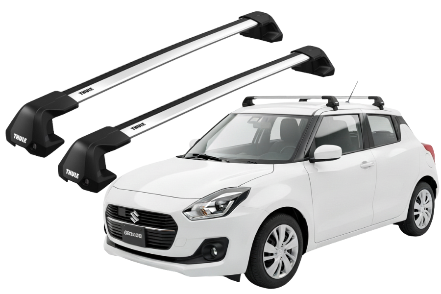 Barras THULE EDGE Flush para autos SUZUKI Swift desde 2018-