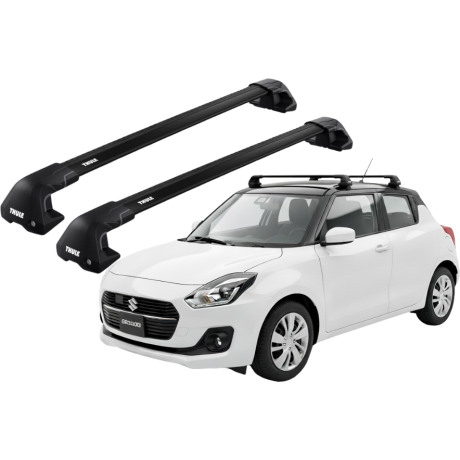 Barras THULE EDGE Flush para autos SUZUKI Swift desde 2018- negro