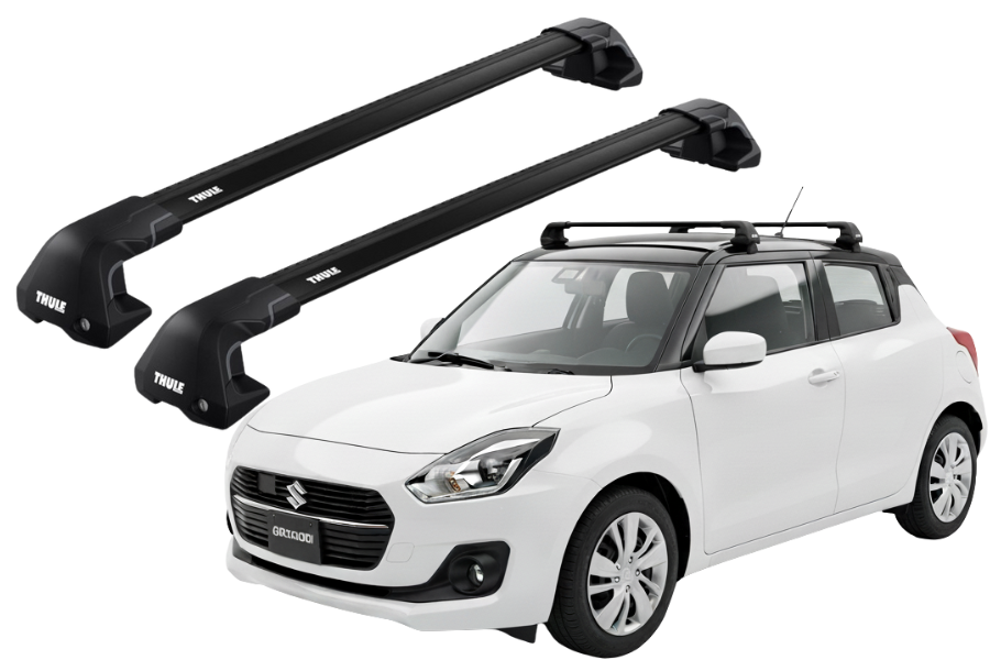 Barras THULE EDGE Flush para autos SUZUKI Swift desde 2018- negro
