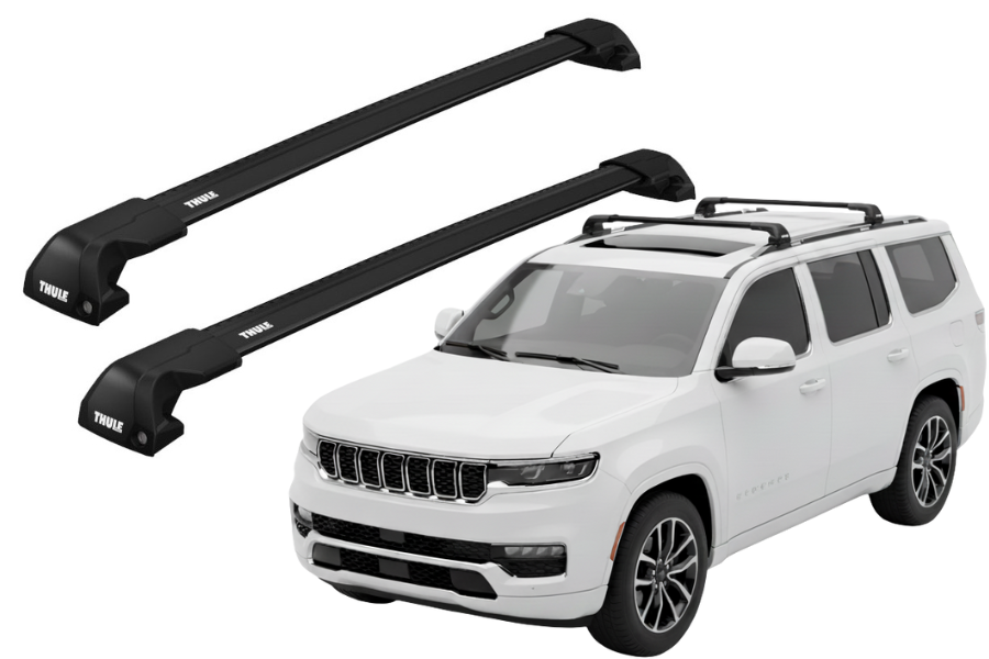 Barras THULE EDGE Flush para autos JEEP Wagoneer desde 2022 negro