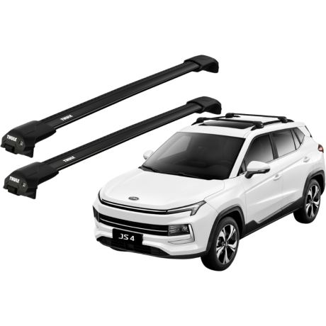 Barras THULE EDGE Flush para autos JAC JS4 desde 2022- negro
