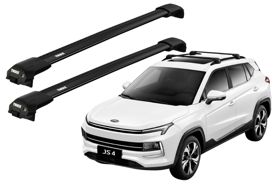 Barras THULE EDGE Flush para autos JAC JS4 desde 2022- negro