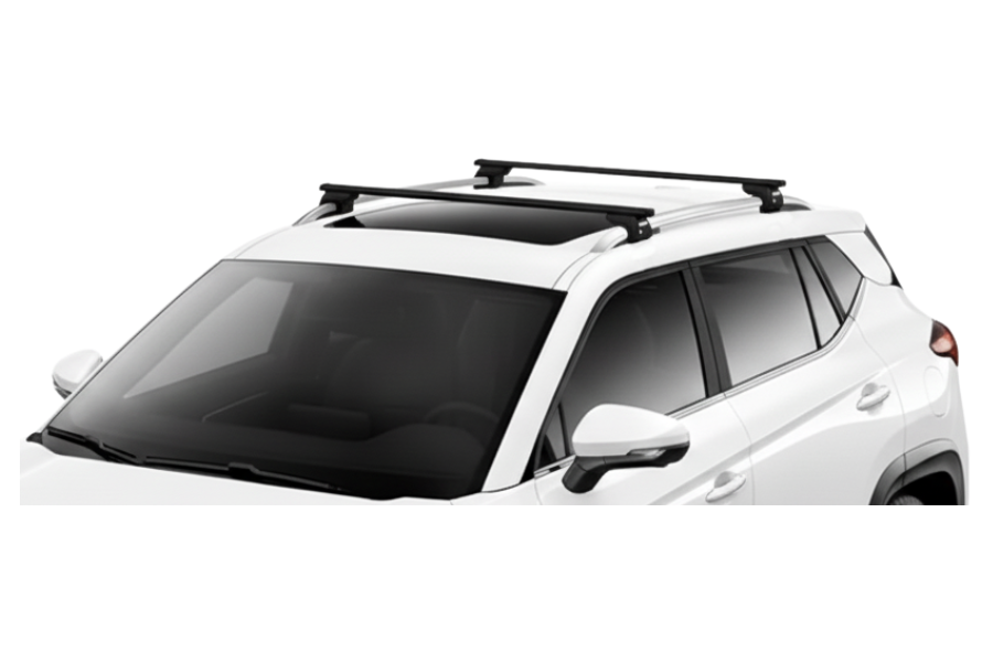 Barras THULE EVO SquareBar para autos JAC JS4 desde 2022-
