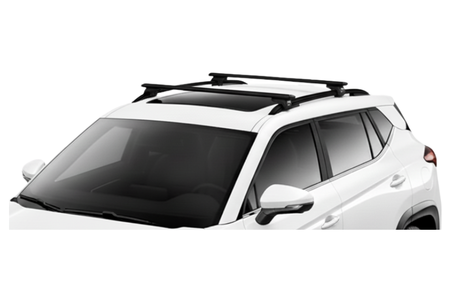 Barras THULE EVO WingBar para autos VOLKSWAGEN Taigo desde 2022 negro