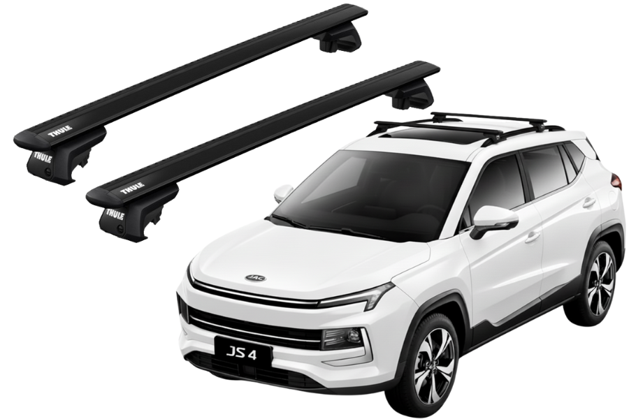Barras THULE EVO WingBar para autos VOLKSWAGEN Taigo desde 2022 negro