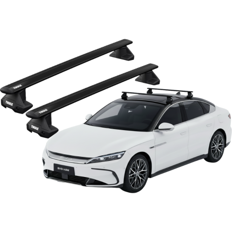 Barras THULE EVO WingBar para autos BYD Han desde 2022 negro
