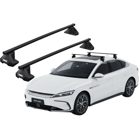 Barras THULE EVO SquareBar para autos BYD Han desde 2022