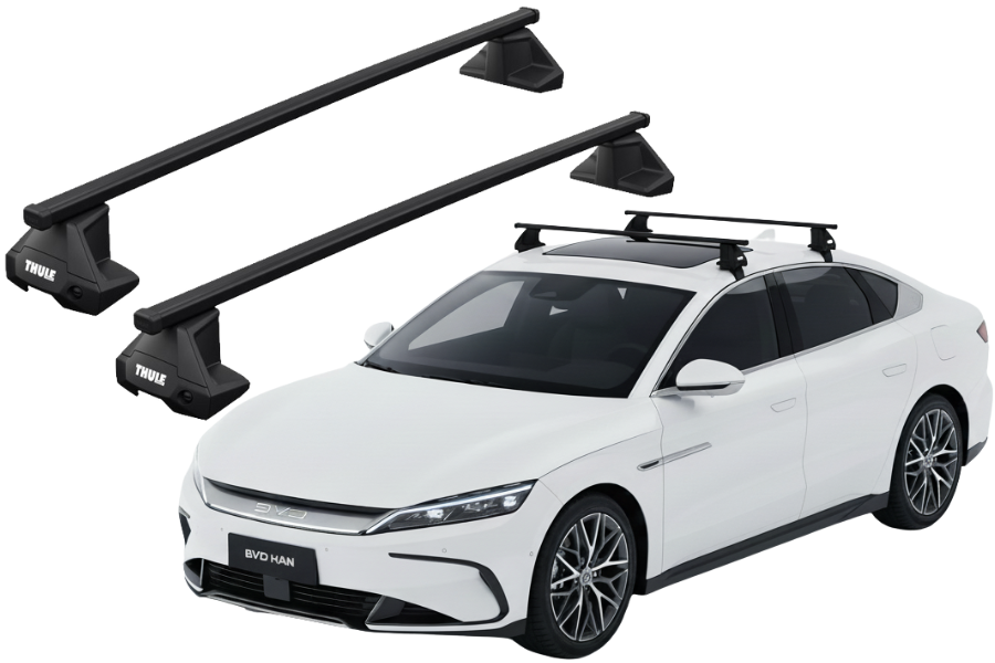 Barras THULE EVO SquareBar para autos BYD Han desde 2022