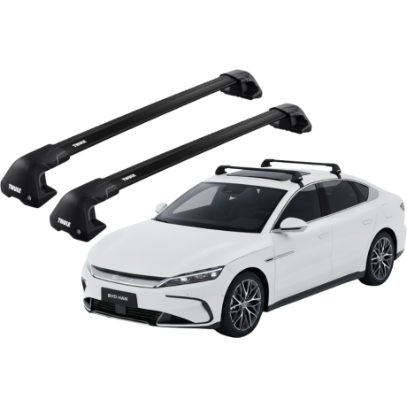 Barras THULE EDGE Flush para autos BYD Han desde 2022 negro