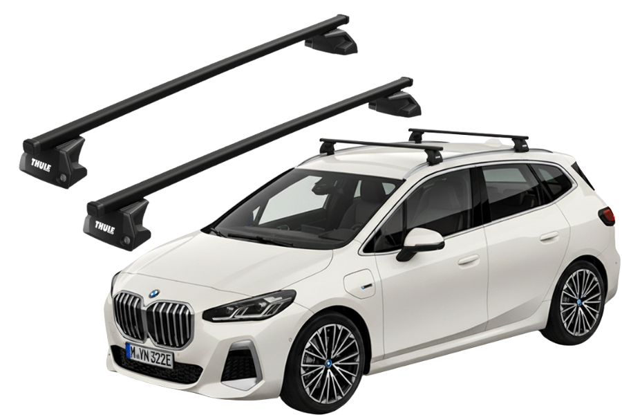 Barras THULE EVO SquareBar para autos BMW 2-Series Active Tourer desde 2022-