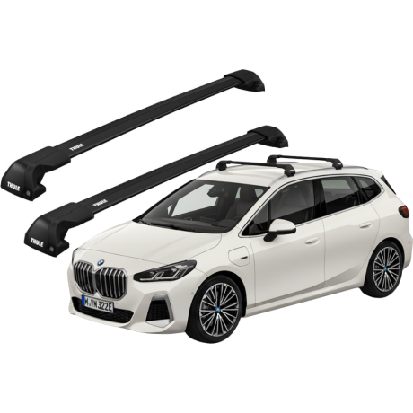 Barras THULE EDGE Flush para autos BMW 2-Series Active Tourer desde 2022 negro