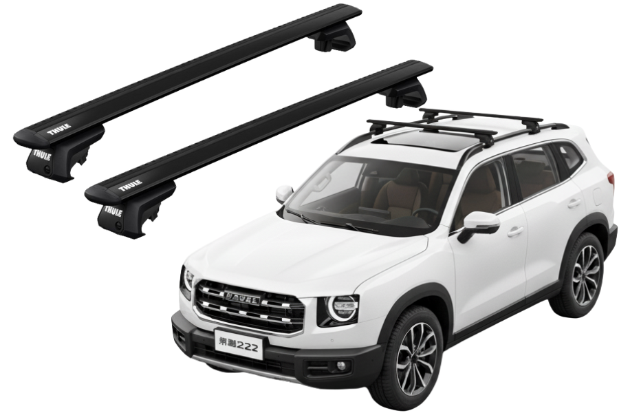 Barras THULE EVO WingBar para autos HAVAL Dargo desde 2022- negro