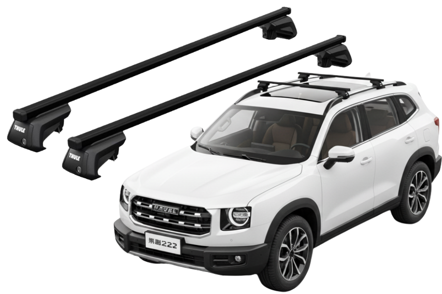 Barras THULE EVO SquareBar para autos HAVAL Dargo desde 2022-