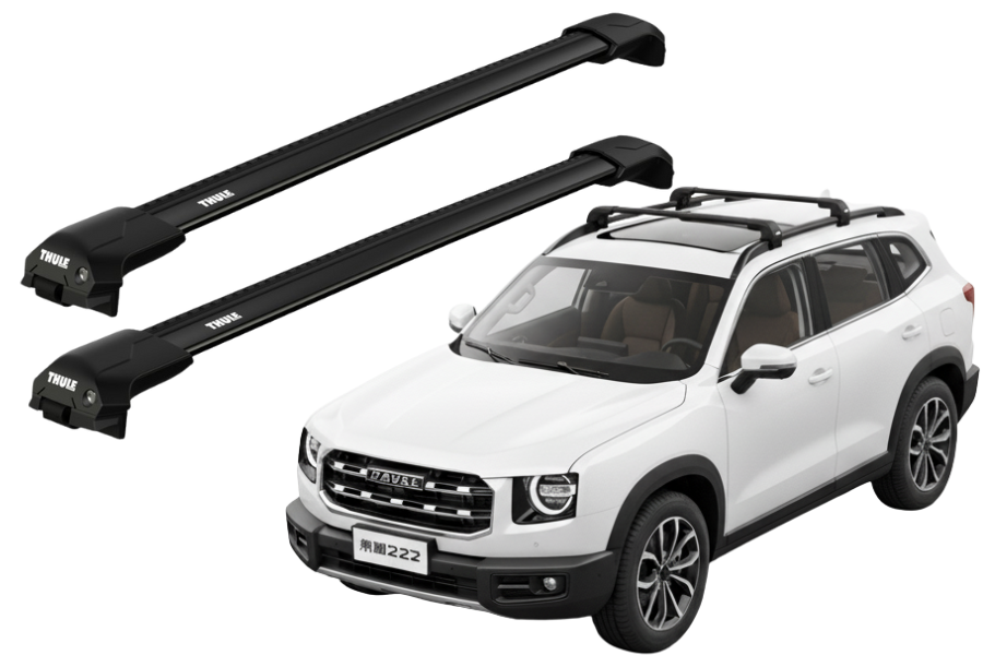 Barras THULE EDGE Flush para autos HAVAL Dargo desde 2022- negro