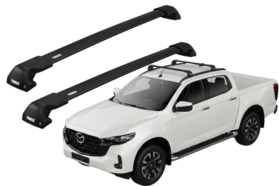 Barras THULE EDGE Flush para camioneta MAZDA BT-50 desde 2020 negro
