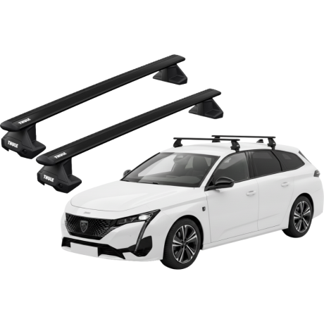 Barras THULE EVO WingBar para autos PEUGEOT 308 SW desde 2022 negro