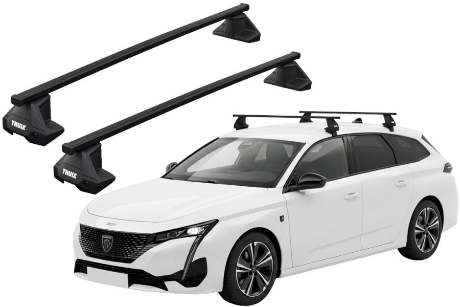 Barras THULE EVO SquareBar para autos PEUGEOT 308 SW desde 2022