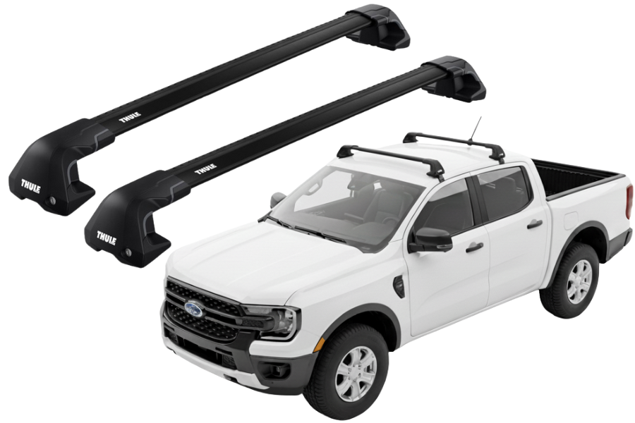 Barras Thule FORD Ranger 23- TN / EDGE Flush BLACK