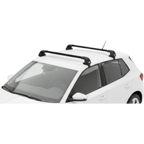 Barras Thule SKODA Fabia 22- TN / EDGE Flush BLACK
