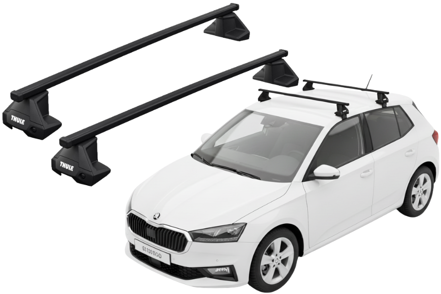 Barras Thule SKODA Fabia 22- TN / SquareBar EVO