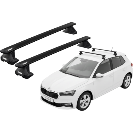 Barras Thule SKODA Fabia 22- TN / WingBar EVO BLACK
