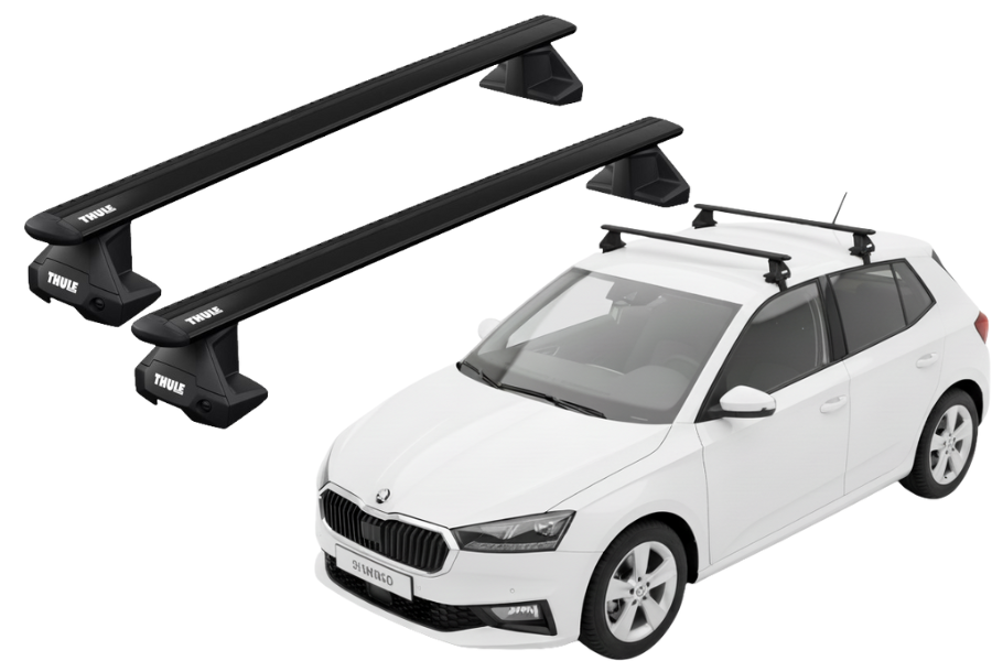 Barras Thule SKODA Fabia 22- TN / WingBar EVO BLACK