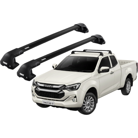 Barras Thule ISUZU D-Max Space Cab 20- TN / EDGE Flush BLACK