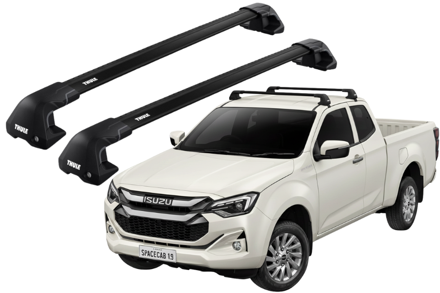 Barras Thule ISUZU D-Max Space Cab 20- TN / EDGE Flush BLACK