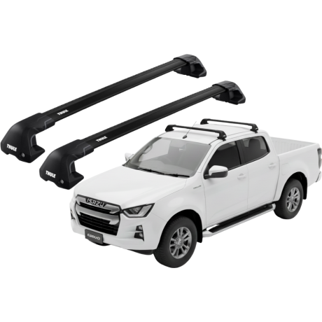 Barras Thule ISUZU D-Max Crew Cab 20- TN / EDGE Flush BLACK