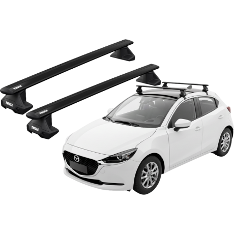 Barras Thule MAZDA 2 21-25 TN / WingBar EVO BLACK