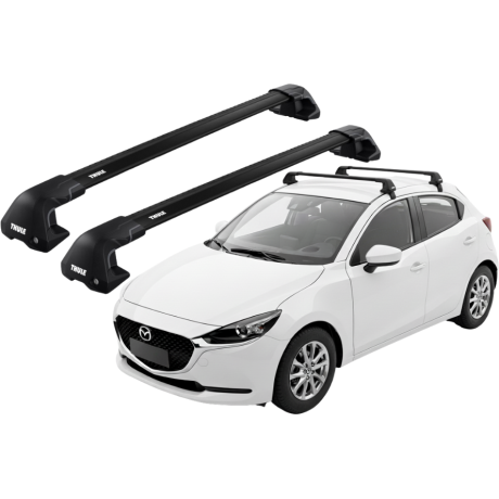 Barras Thule MAZDA 2 21-25 TN / EDGE Flush BLACK