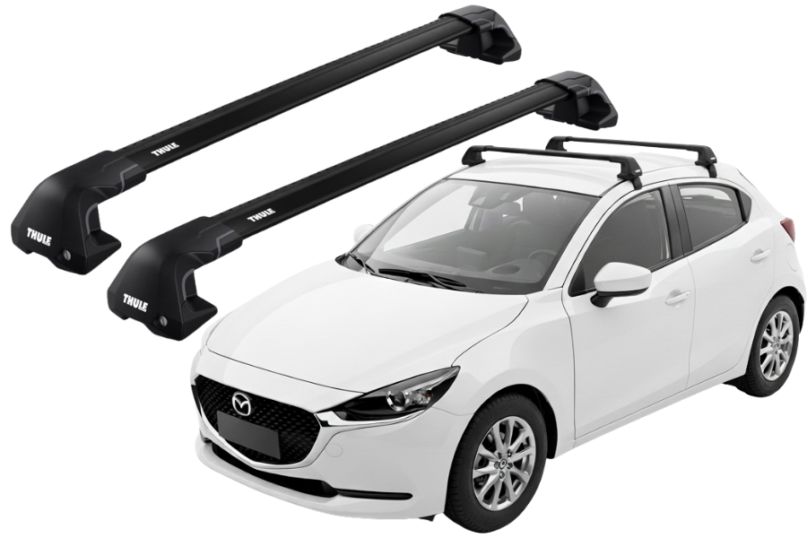 Barras Thule MAZDA 2 21-25 TN / EDGE Flush BLACK