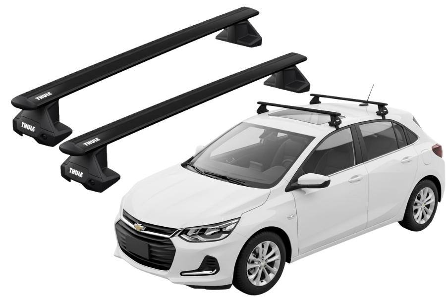 Barras THULE EVO WingBar para autos CHEVROLET Onix desde 2019 negro