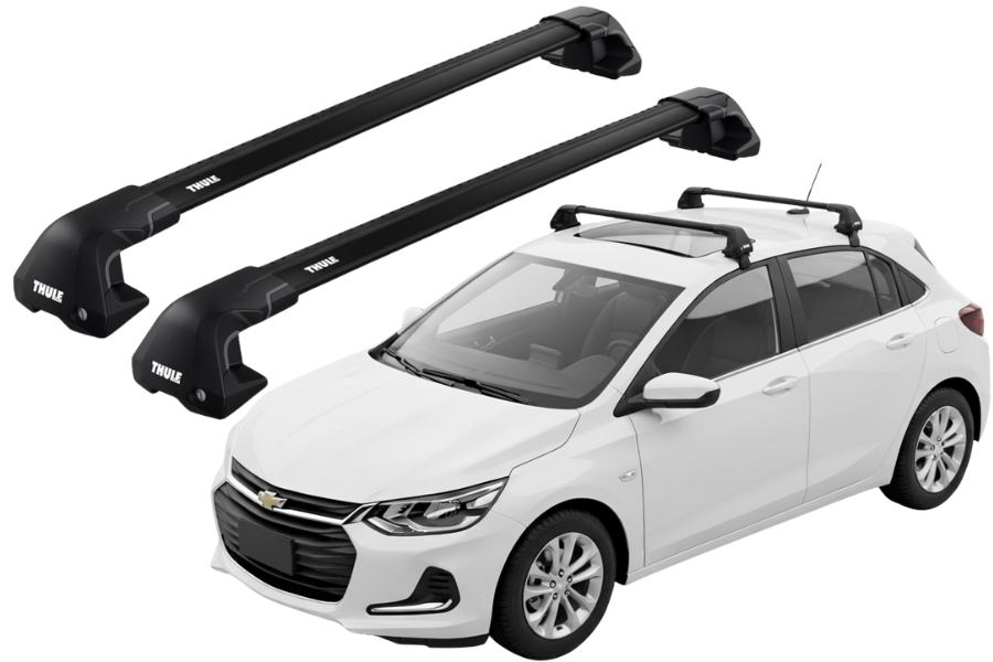 Barras THULE EDGE Flush para autos CHEVROLET Onix desde 2019 negro
