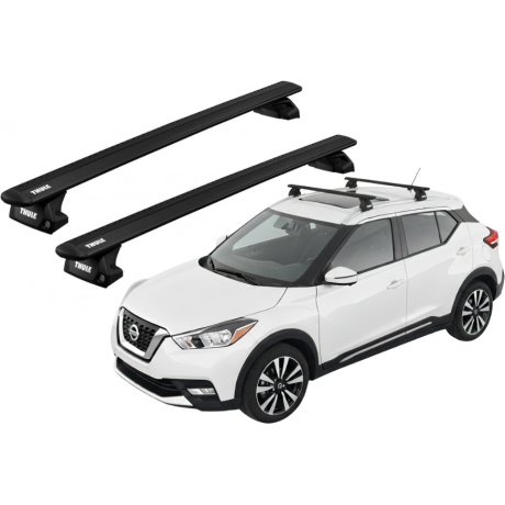Barras THULE EVO WingBar para autos NISSAN Kicks desde 2016 negro