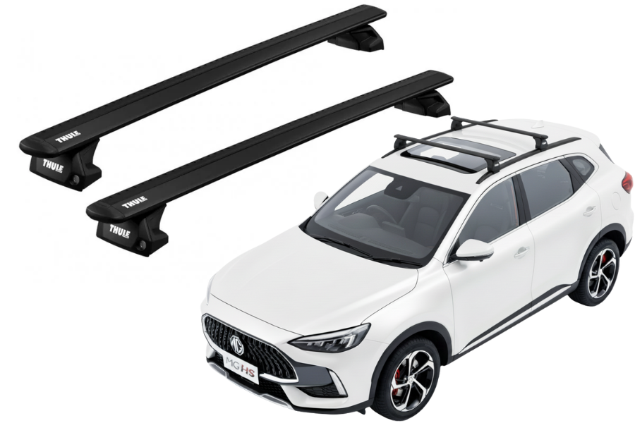 Barras THULE EVO WingBar para autos MG HS desde 2018-2024 negro