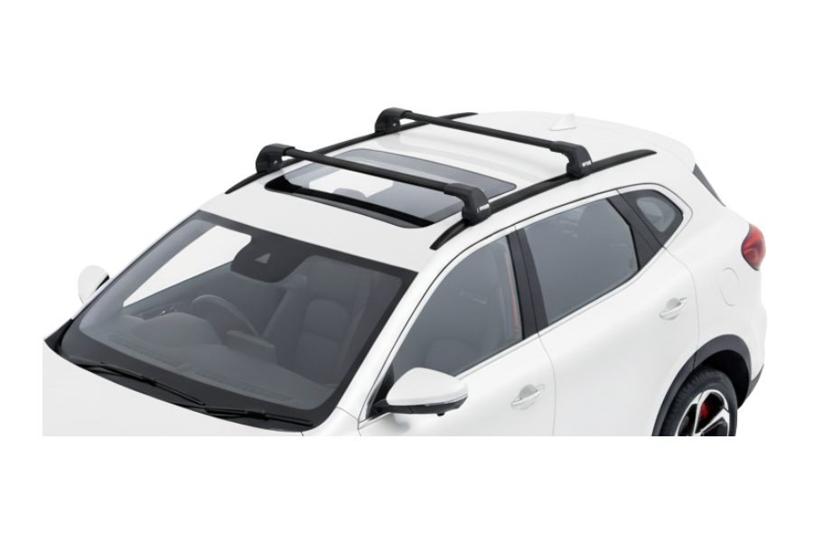 Barras THULE EDGE Flush para autos MG HS desde 2018-2024 negro
