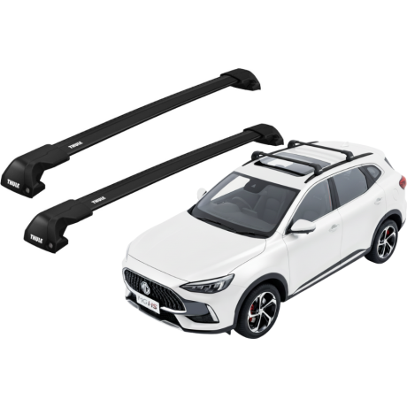 Barras THULE EDGE Flush para autos MG HS desde 2018-2024 negro
