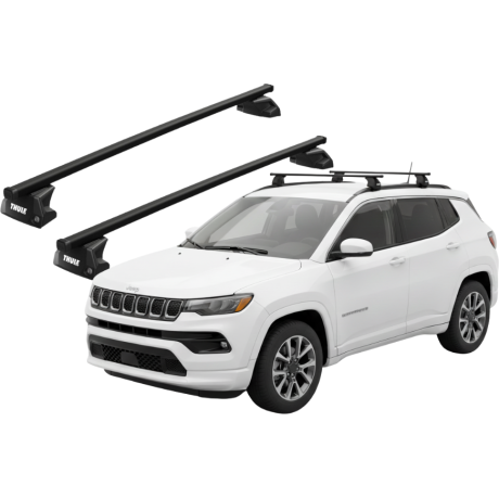Barras THULE EVO SquareBar para autos JEEP Compass desde 2017
