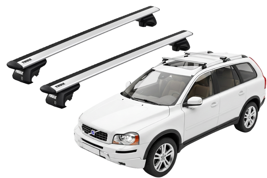 Barras THULE EVO WingBar para autos VOLVO XC90 2002 a 2014