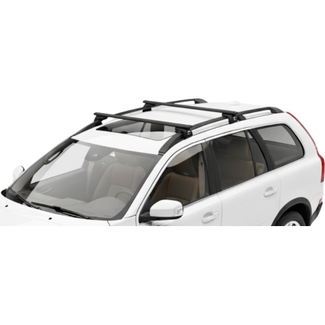 Barras THULE EVO WingBar para autos VOLVO XC90 2002 a 2014 negro