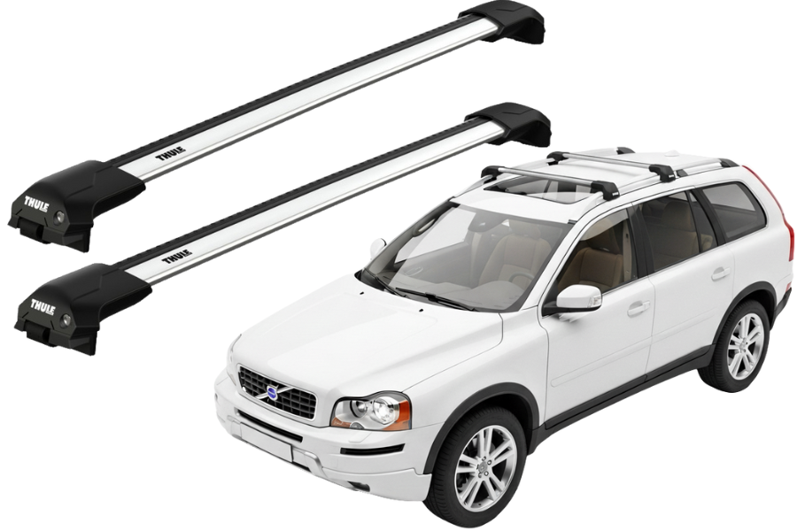 Barras THULE EDGE Flush para autos VOLVO XC90 2002 a 2014