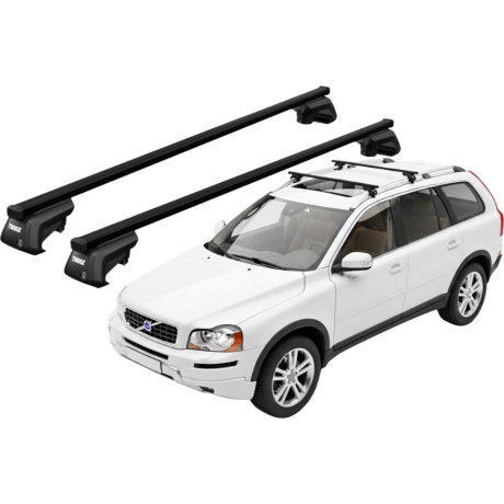 Barras THULE EVO SquareBar para autos VOLVO XC90 2002 a 2014