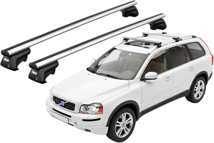 Barras THULE SmartRack XT AluBar para autos VOLVO XC90 2002 a 2014