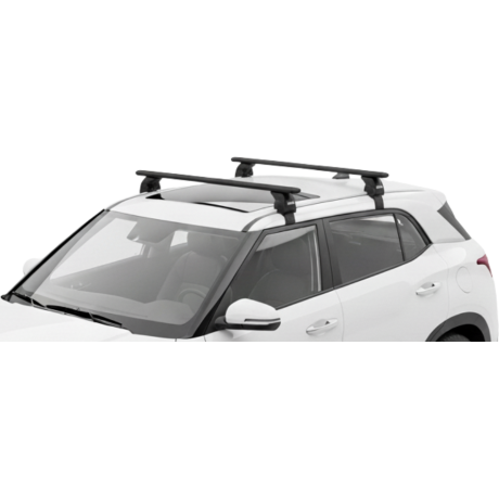 Barras THULE EVO WingBar para autos HYUNDAI Creta desde 2017 - 2022 negro