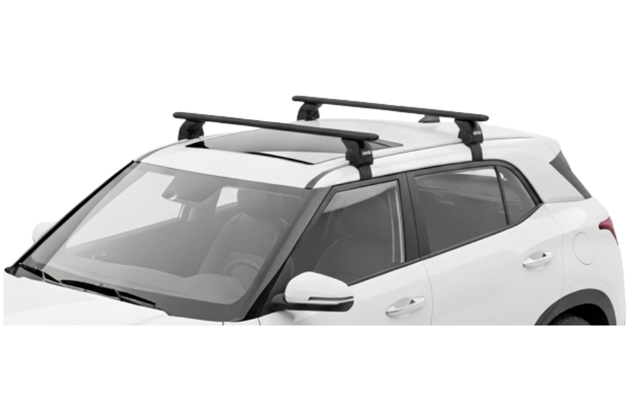 Barras THULE EVO WingBar para autos HYUNDAI Creta desde 2017 - 2022 negro