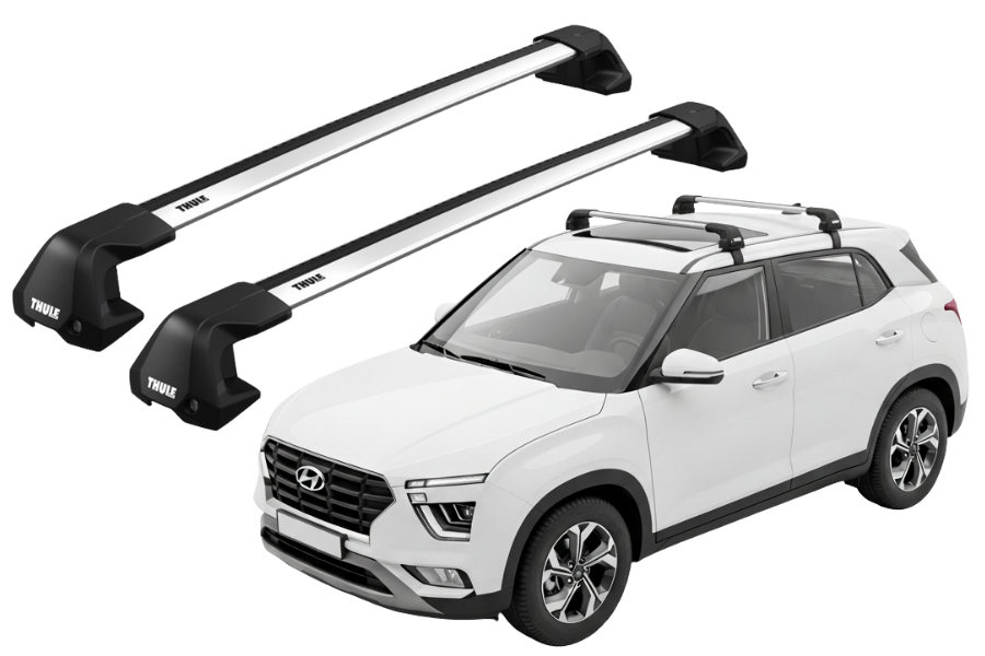Barras THULE EDGE Flush para autos HYUNDAI Creta desde 2017 -  2022