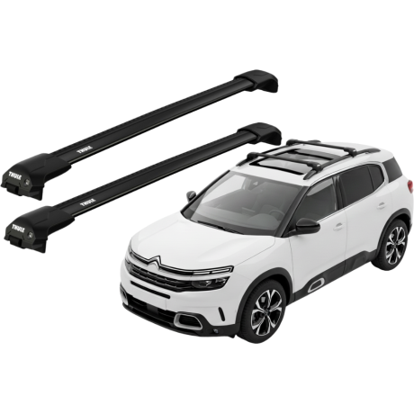 Barras THULE EDGE Flush para autos CITROEN C5 Aircross desde 2019 negro
