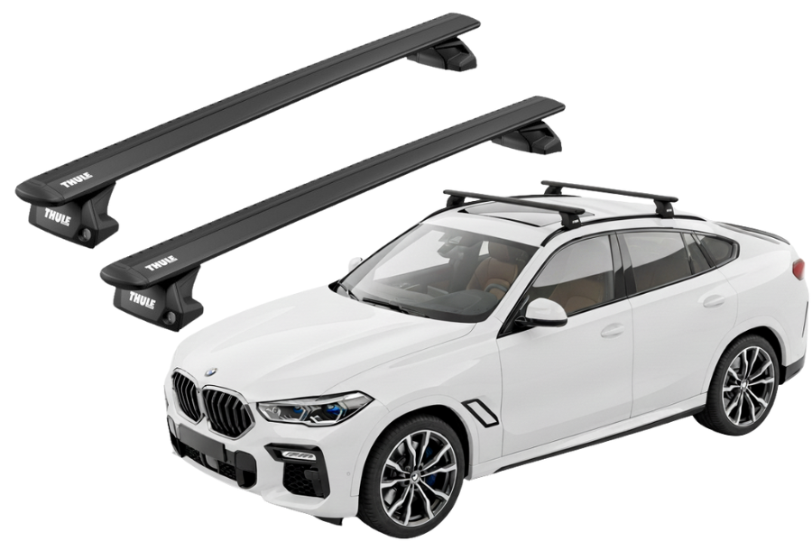 Barras THULE EVO WingBar para autos BMW X6 desde 2020 negro