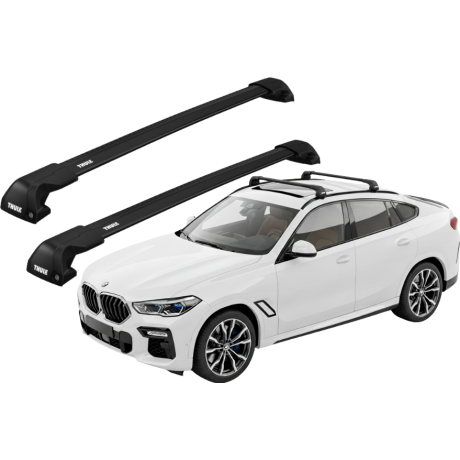 Barras THULE EDGE Flush para autos BMW X6 desde 2020 negro